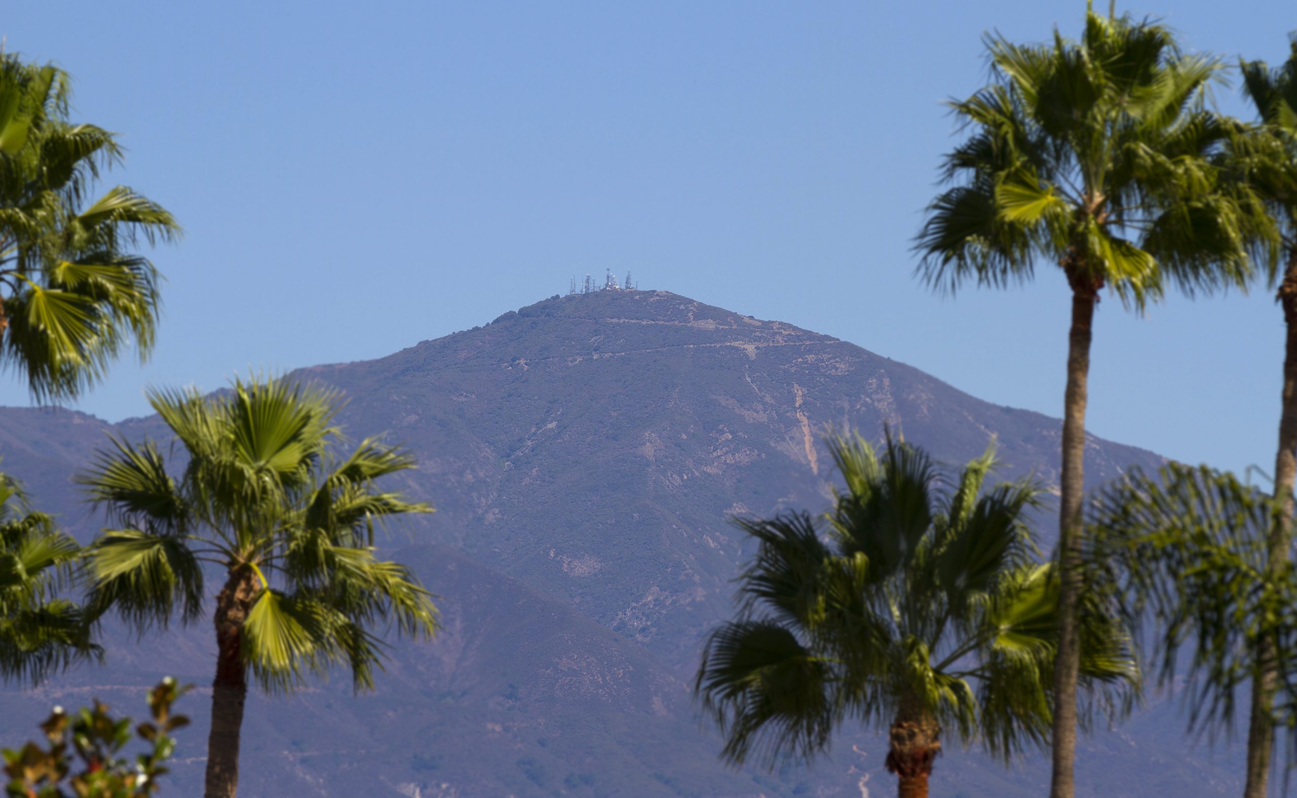 Saddleback Mountain taken from Laguna Hills California.